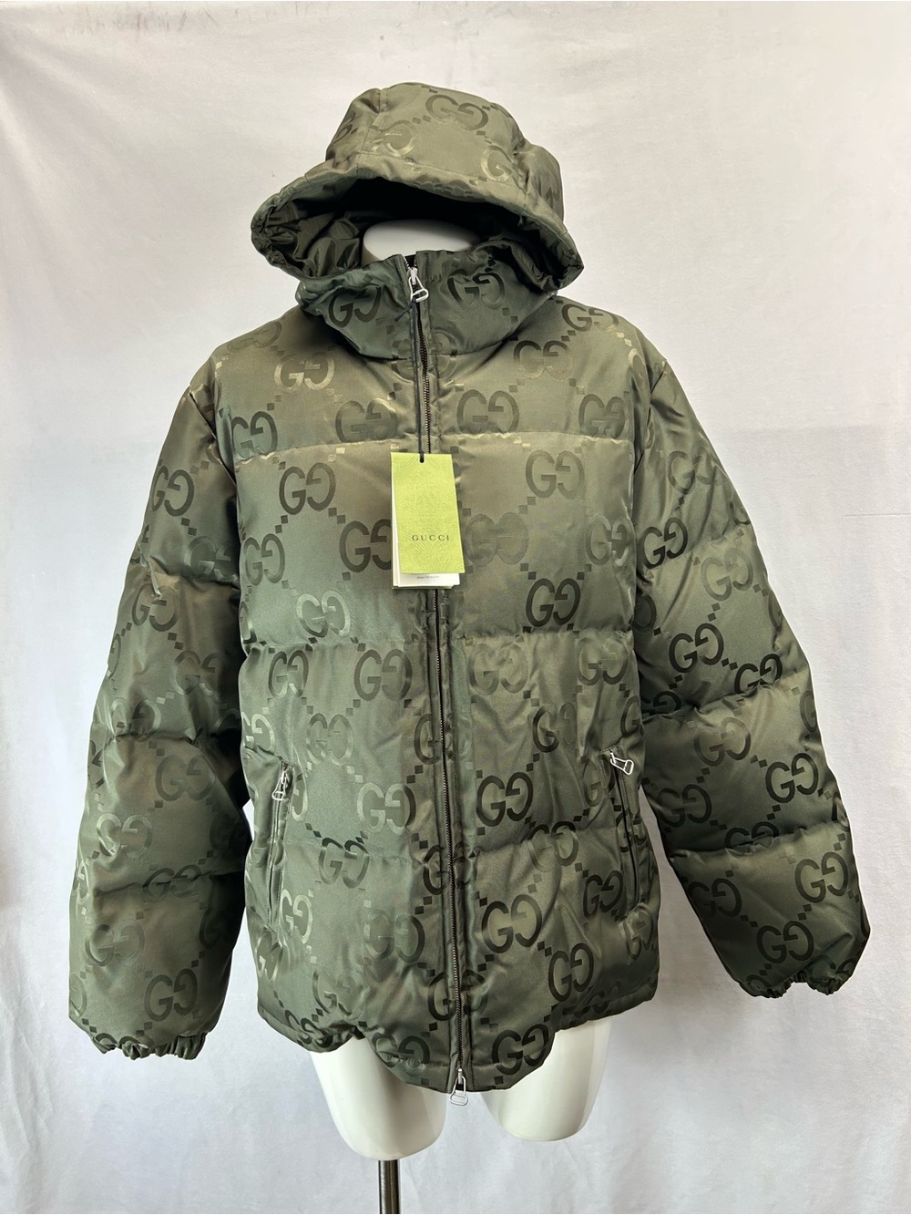 Gucci Jumbo GG canvas down jacket